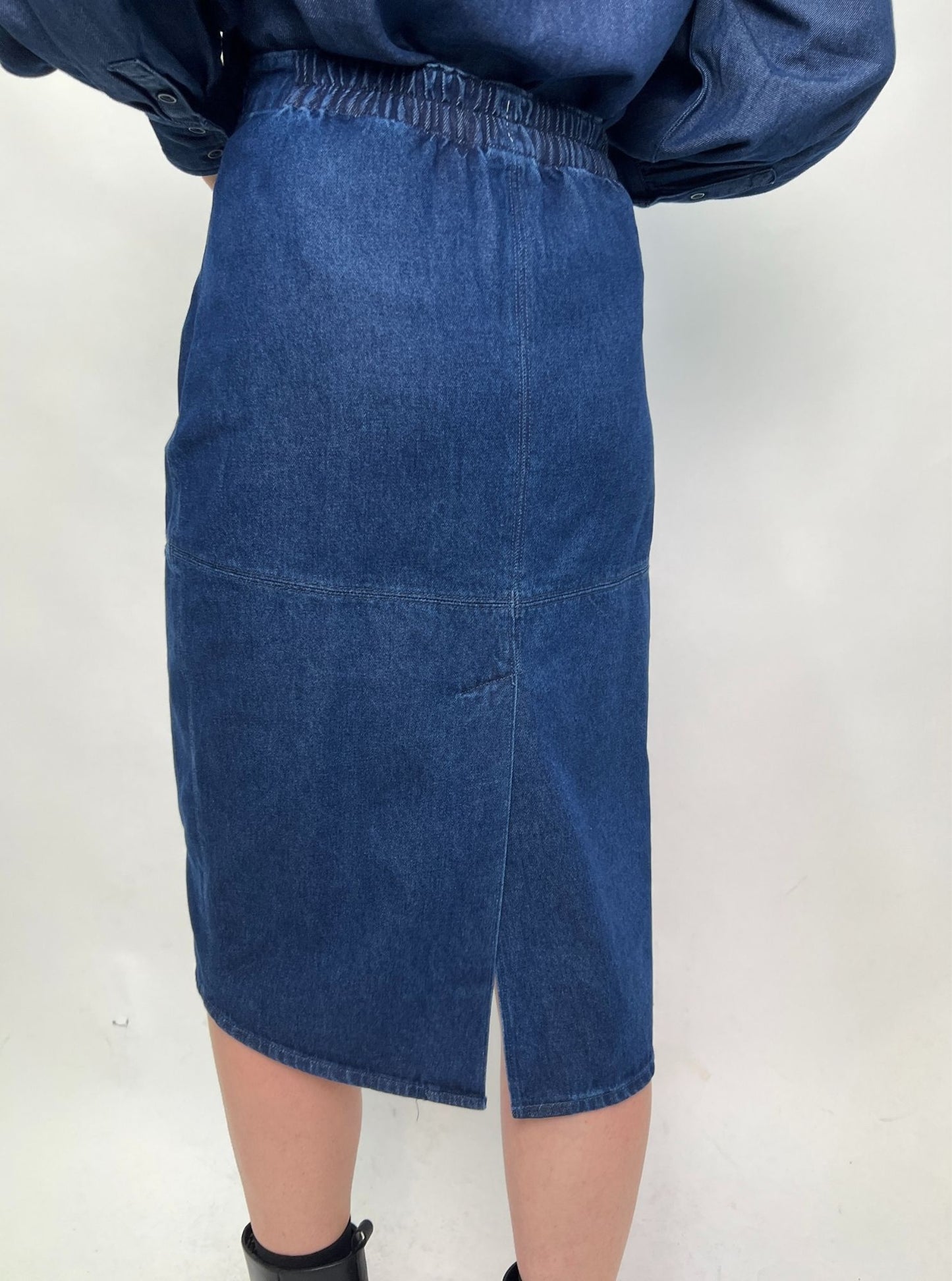 RTW Denim Midi Skirt
