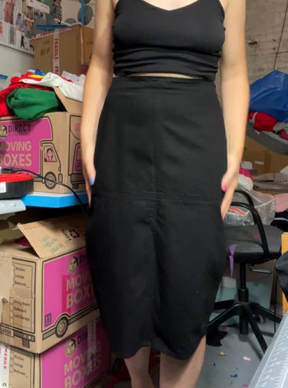 RTW Denim Midi Skirt