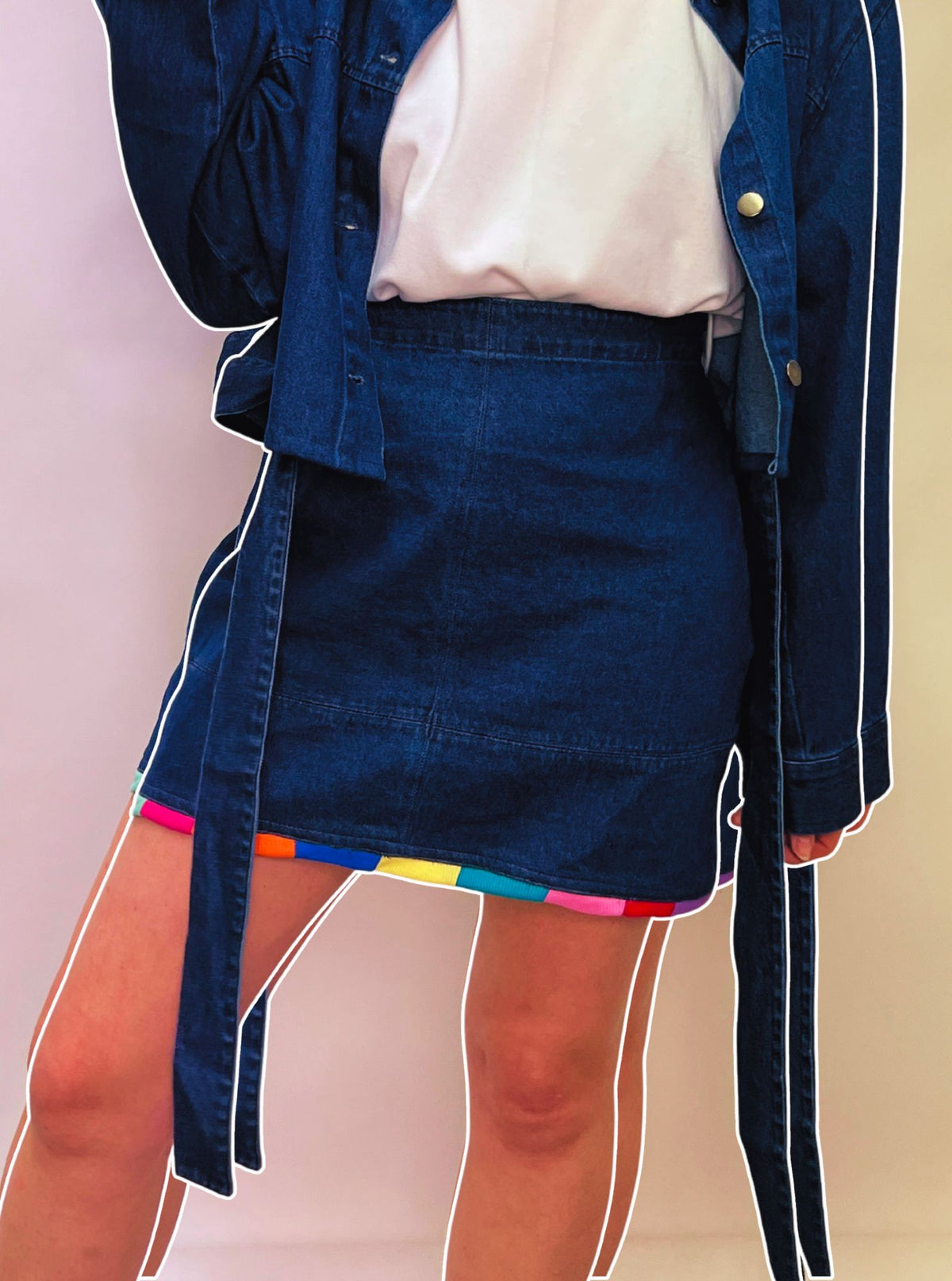 HH - Denim Skirt - Blue (£30-£45) (XXL)