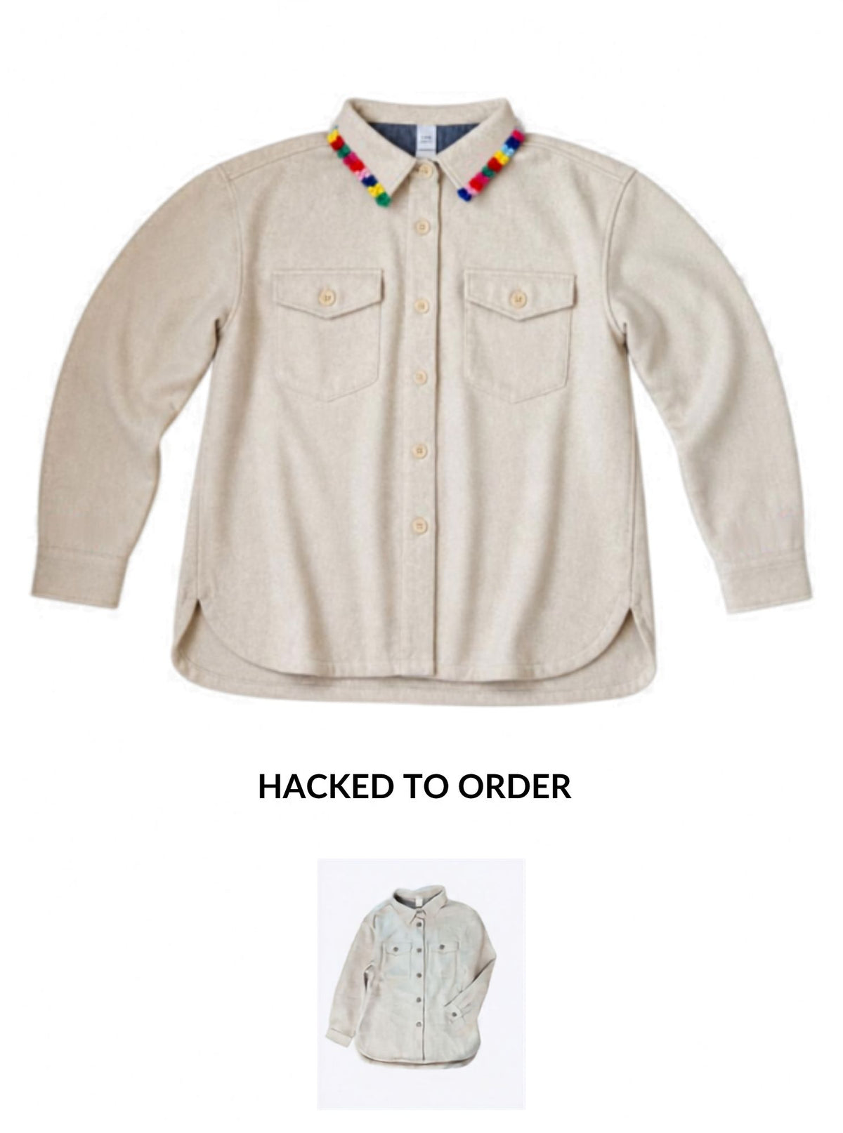 HH Harper Shacket - Stone (£30-£70) (XL)