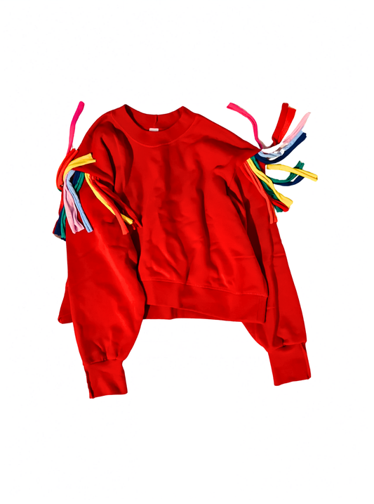 MTO - Boxy Whitney Jumper - Red