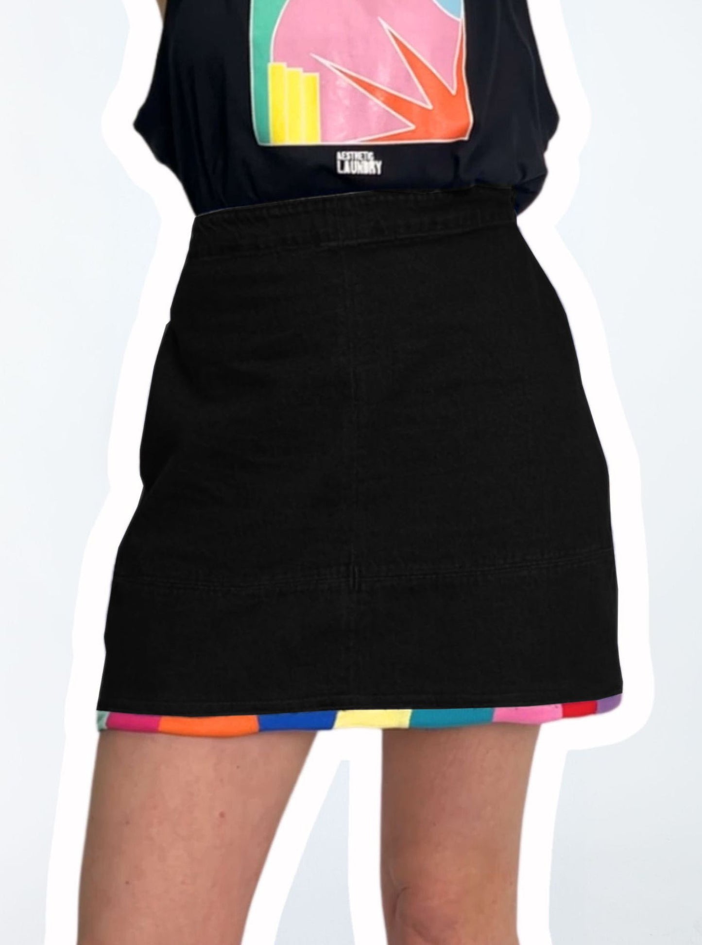 HH - Denim Skirt - Black (£30-£45) (M)