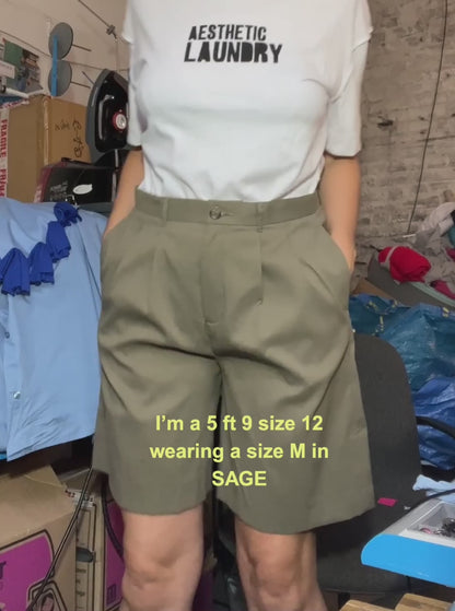 RTW Tailored Lorrie Shorts - Sage (M)